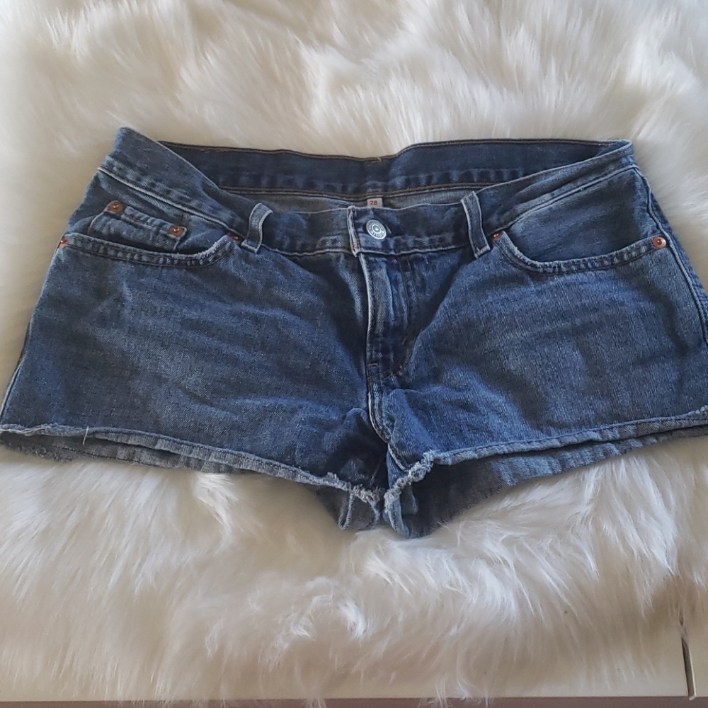 Levi's jean shorts short 28